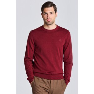 SVETR GANT COTTON CASHMERE C-NECK červená XXL