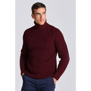 ROLÁK GANT D2. TEXTURED ROLL NECK červená S