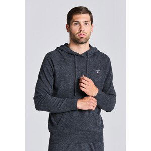 SVETR GANT D1. KNITTED HOODIE šedá S