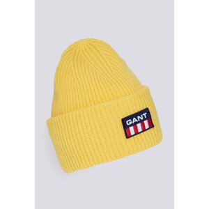 ČEPICE GANT UNISEX. GANT RETRO LOGO BEANIE žlutá None