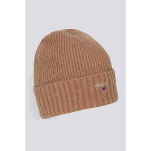 ČEPICE GANT UNISEX. WOOL LINED BEANIE hnědá None