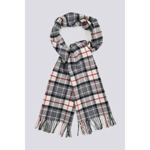 ŠÁLA GANT D1. CHECKED WOOL TWILL SCARF šedá None