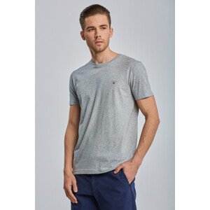 TRIČKO GANT ORIGINAL SLIM T-SHIRT LIGHT GREY MELANGE