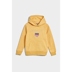 MIKINA GANT SHIELD HOODIE žlutá 122/128