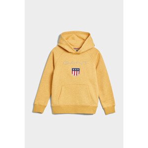 MIKINA GANT SHIELD HOODIE žlutá 170