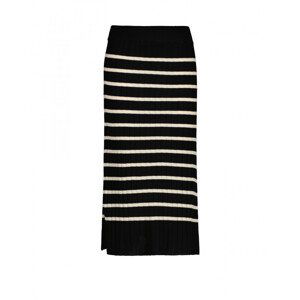 SUKNĚ GANT D2. BRETON RIB KNIT SKIRT černá M/L