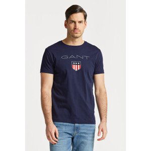 TRIČKO GANT SHIELD SS T-SHIRT modrá L