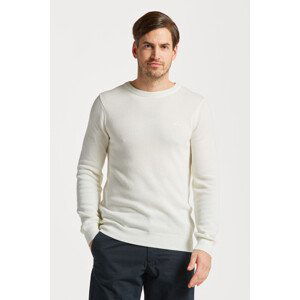 SVETR GANT COTTON PIQUE C-NECK bílá L