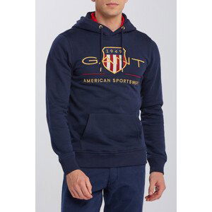 MIKINA GANT ARCHIVE SHIELD HOODIE modrá M