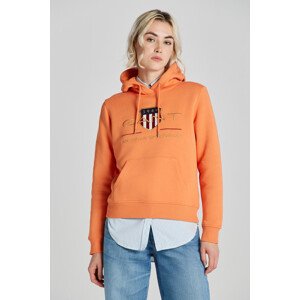 MIKINA GANT ARCHIVE SHIELD SWEAT HOODIE oranžová XXL