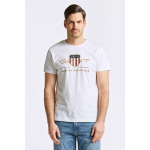 TRIČKO GANT D2. ARCHIVE SHIELD SS T-SHIRT bílá XL