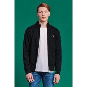 MIKINA GANT ORIGINAL FULL ZIP CARDIGAN černá M