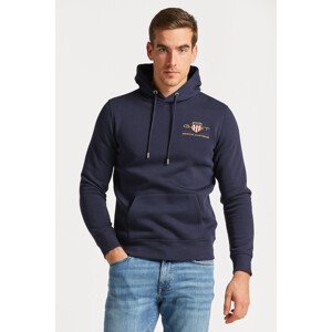 MIKINA GANT MEDIUM ARCHIVE SHIELD HOODIE modrá S