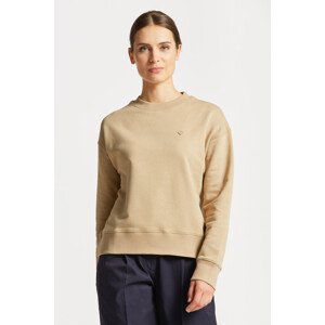 MIKINA GANT ICON G ESSENTIAL C-NECK SWEAT hnědá XS