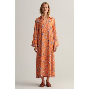 ŠATY GANT D2. SAILING PRINT DRESS oranžová 38