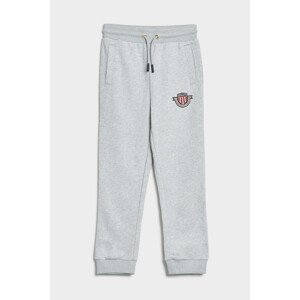 TEPLÁKY GANT D1. BANNER SHIELD SWEAT PANTS šedá 122/128