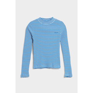 TRIČKO GANT D2. STRIPED RIB POLO TOP modrá 122/128