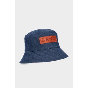 KLOBOUK GANT D2. DENIM BUCKET HAT modrá L/XL