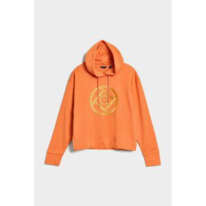 MIKINA GANT D2. ROPE ICON HOODIE oranžová XS