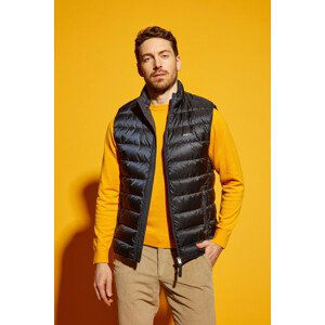 VESTA GANT LIGHT DOWN GILET modrá S