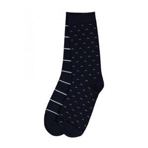 PONOŽKY GANT D1. BANNER SHIELD SOCKS 2-PACK GB modrá 39/41