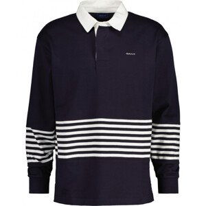 POLOKOŠILE GANT D2. STRIPED HEAVY RUGGER EVENING BLUE