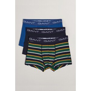 SPODNÍ PRÁDLO GANT BOY'S STRIPE TRUNK 3-PACK modrá 146/152