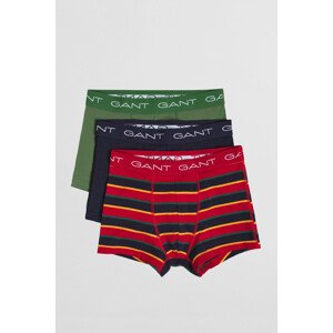 SPODNÍ PRÁDLO GANT BOY'S STRIPE TRUNK 3-PACK červená 146/152