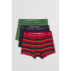 SPODNÍ PRÁDLO GANT BOY'S STRIPE TRUNK 3-PACK červená 170