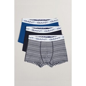 SPODNÍ PRÁDLO GANT BOY'S MARITIME STRIPE TRUNK 3-PACK modrá 122/128