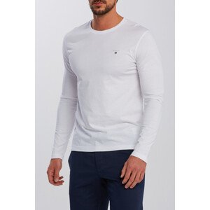 TRIČKO GANT ORIGINAL SLIM LS T-SHIRT bílá M