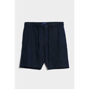 ŠORTKY GANT RELAXED LINEN DS SHORTS modrá XXL