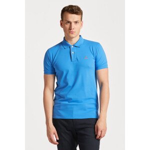 POLOKOŠILE GANT CONTRAST COLLAR PIQUE SS RUGGER modrá S