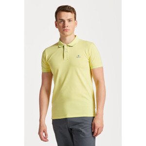 POLOKOŠILE GANT CONTRAST COLLAR PIQUE SS RUGGER žlutá S