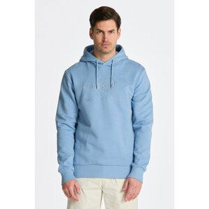 MIKINA GANT REG TONAL SHIELD HOODIE modrá XL