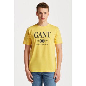 TRIČKO GANT RETRO CREST T-SHIRT WARM YELLOW