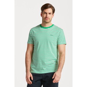 TRIČKO GANT STRIPED T-SHIRT zelená S