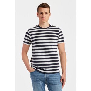 TRIČKO GANT MULTISTRIPE T-SHIRT modrá S