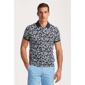 POLOKOŠILE GANT FLORAL PRINT SS PIQUE modrá M