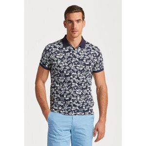 POLOKOŠILE GANT FLORAL PRINT SS PIQUE modrá L