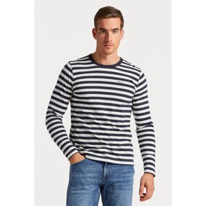 TRIČKO GANT STRIPED LS modrá M