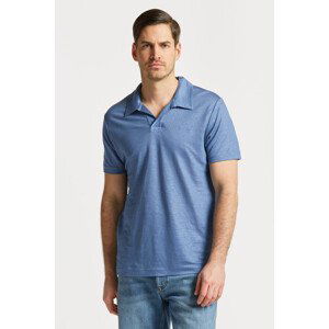 POLOKOŠILE GANT LINEN SOLID SS POLO modrá M