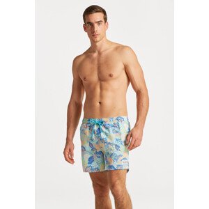 PLAVKY GANT CF TROPICAL PRINT SWIM SHORTS modrá XXXL