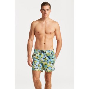 PLAVKY GANT CF TROPICAL PRINT SWIM SHORTS modrá M