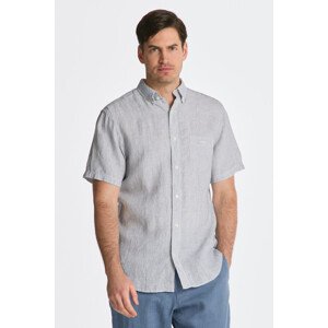 KOŠILE GANT REG LINEN STRIPE SS SHIRT bílá L