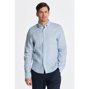 KOŠILE GANT SLIM LINEN SHIRT modrá XL