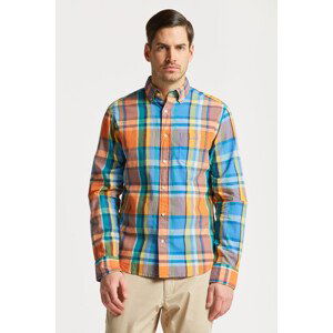 KOŠILE GANT REG UT COLORFUL MADRAS SHIRT oranžová L