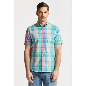 KOŠILE GANT REG UT COLORFUL MADRAS SS SHIRT růžová L