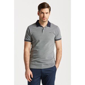 POLOKOŠILE GANT 4-COL OXFORD SS PIQUE šedá 4XL