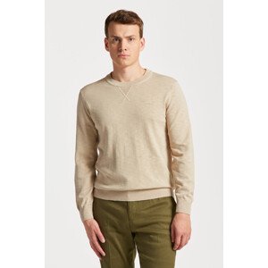 SVETR GANT COTTON FLAMME C-NECK hnědá L